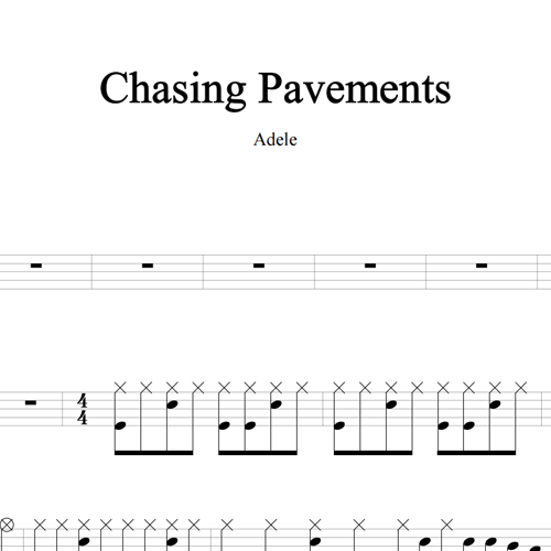 鼓谱*Adele_Chasing Pavements.asp